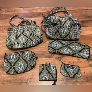 Huge lot of RETIRED Cambridge Vera Bradley Pattern bags/wallet 6 pcs